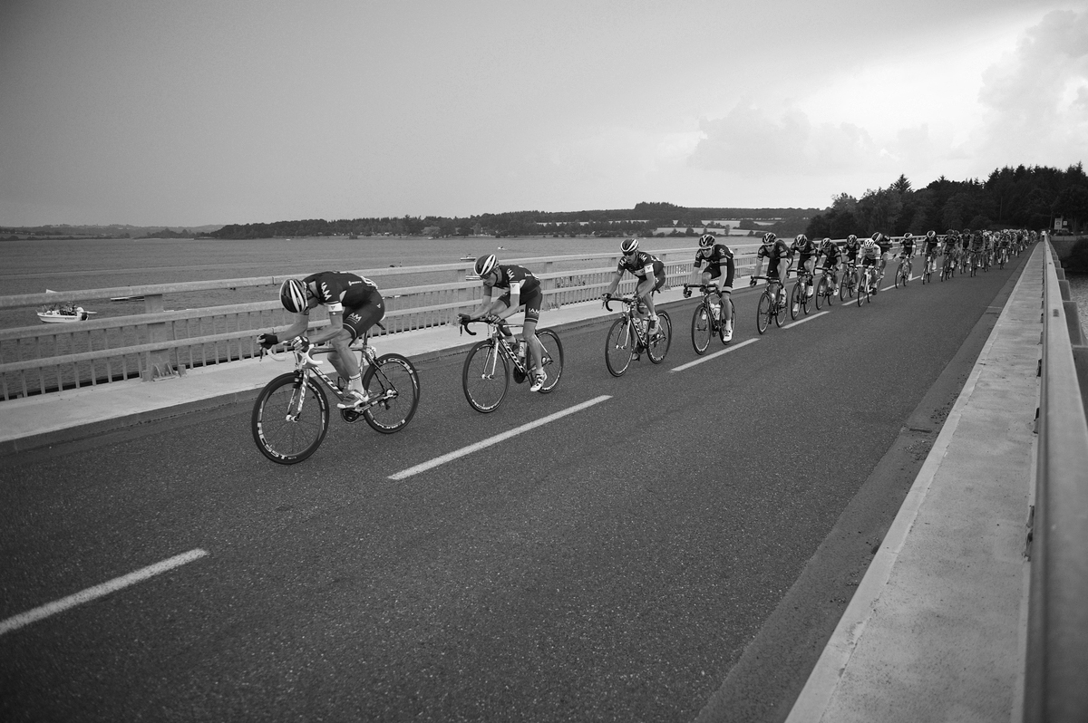 IAM Cycling leading the peloton