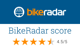 BikeRadar logo Test Award - Score 4.5 on 5