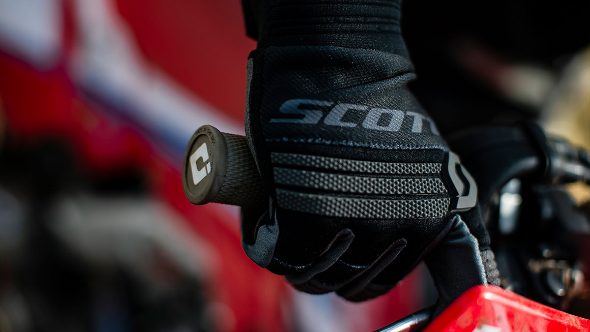 Guanti cross Scott X-Plore black grey gloves moto