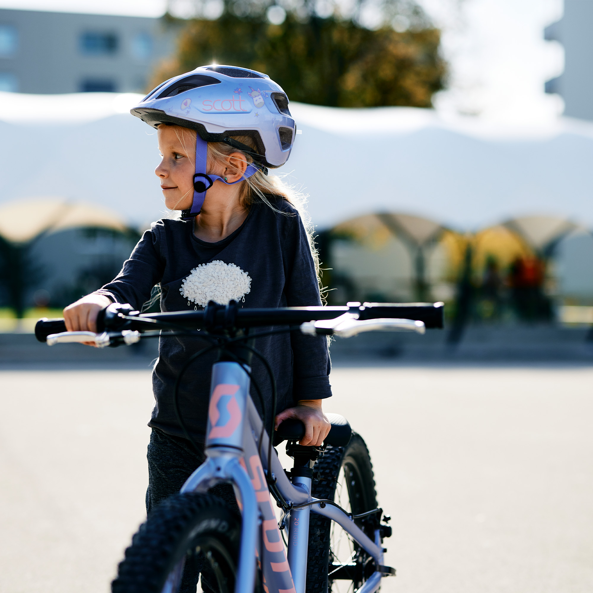 Vélo VTT enfant 6 à 9 ans 20p alu - SCOTT 2022 Contessa 20 - Rose pâle  métallisé - Vélo 9
