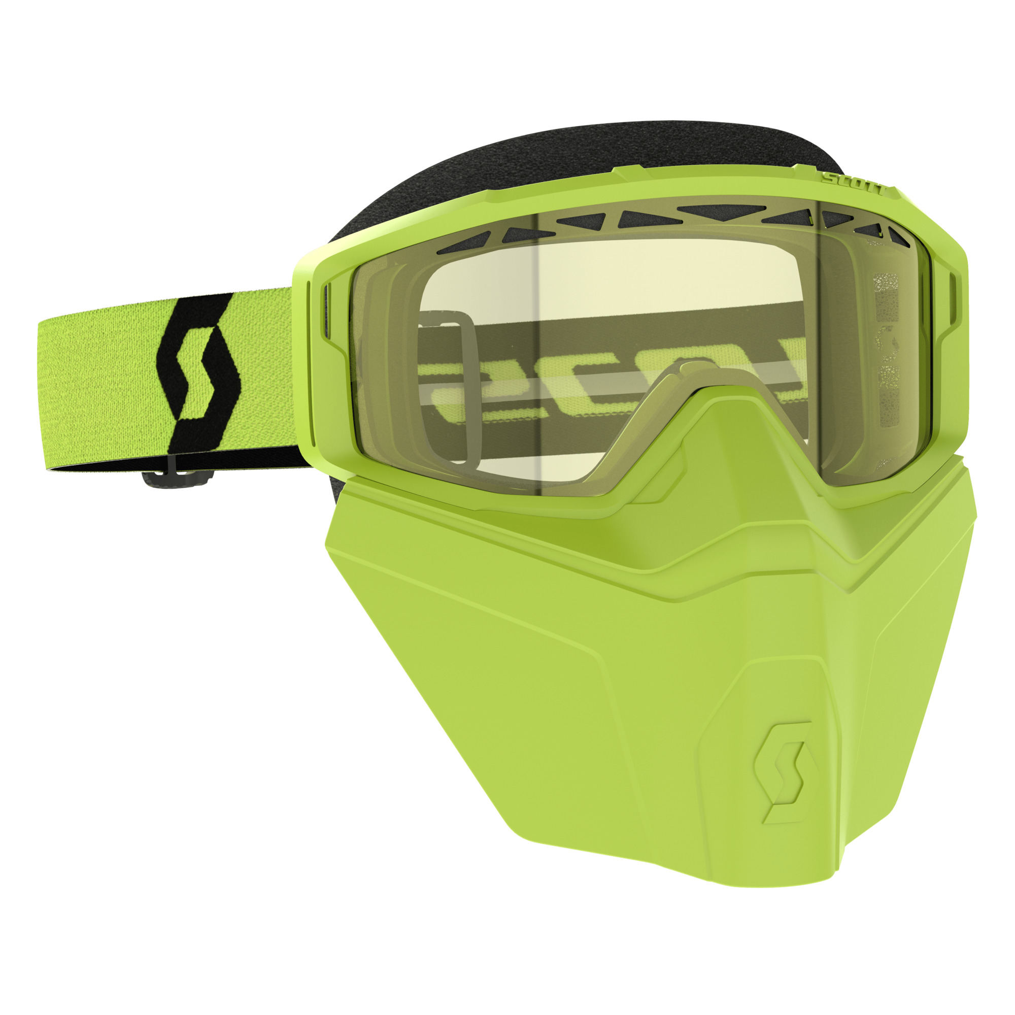 Scott Split OTG Goggle Black W/Clear Work Lens- Santa Clara Cycle-Store