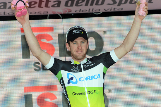 Matt Goss wins stage three of Giro a Italia