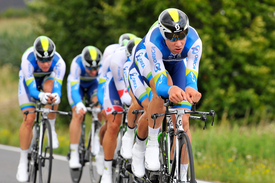 ORICA-GreenEDGE won the Eneco Tour stage two team time trial