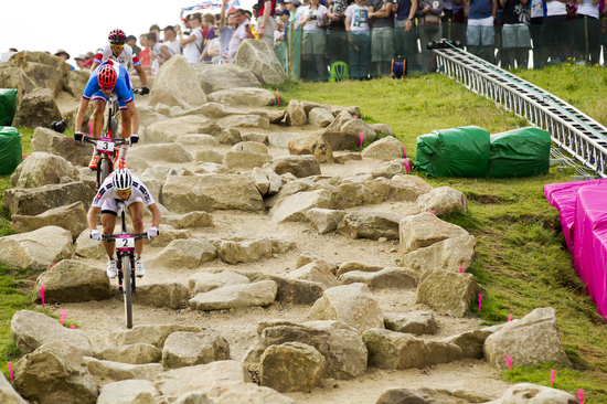Nino always leading the way in the downhills. Nino always leading the way in the downhills.