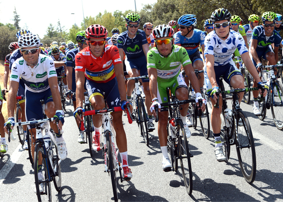 White, Red, Green and Polka dot jerseys at La Vuelta White, Red, Green and Polka dot jerseys at La Vuelta