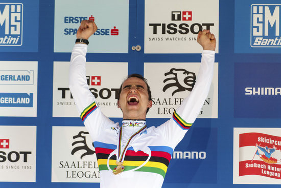 Rainbow jersey, again: Nino is the new World Champion.