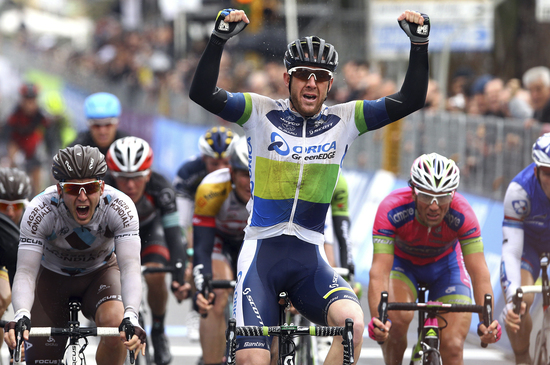 Matt Goss won Stage 2 at Tirreno-Adriatico