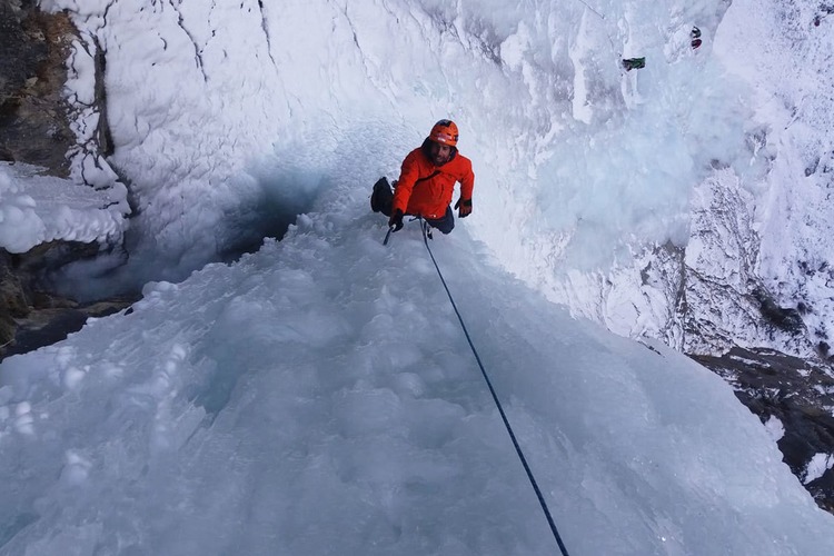 Helias Millerioux france ice climbing