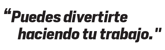 Puedes divertirte haciendo tu trabajo Malcolm Stewart