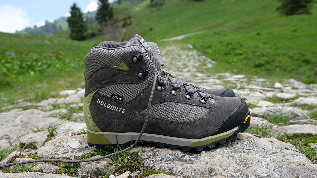 Dolomite GTX Zernez Date Marrón/Verde militar Zapato de trekking