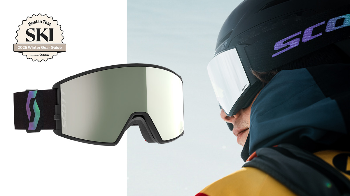 Award winning React AMP Pro Goggle: Best in Test SKI Magazine