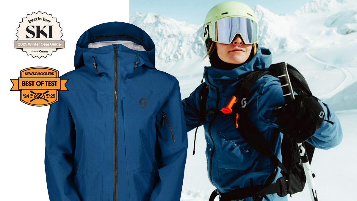 The award winning women's Vertic 3L jacket: SKI Magazine Best in Test.