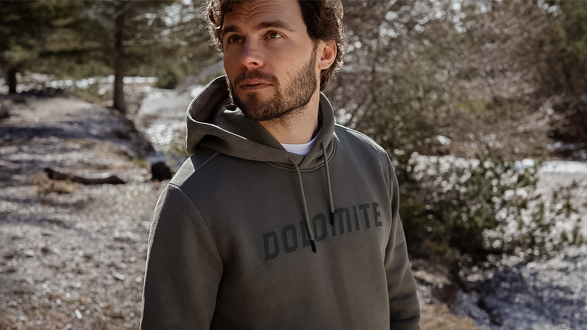 Sweat à capuche pour homme DOLOMITE Logo