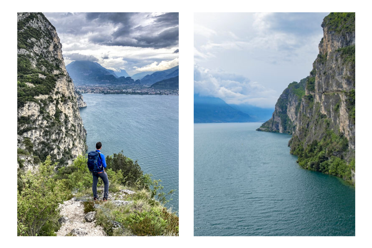 Man and the lake