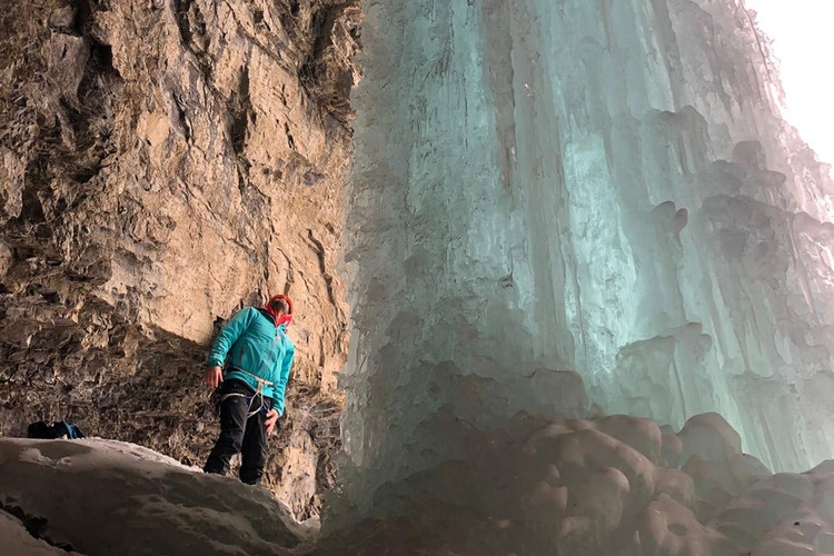 Helias Millerioux Ice Waterfall