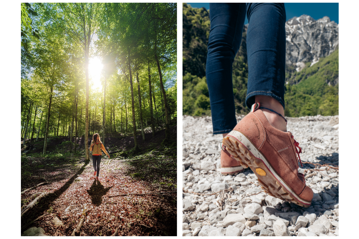 Alice hiking