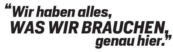 Wir haben alles, was wir brauchen genau hier  Cody Webb