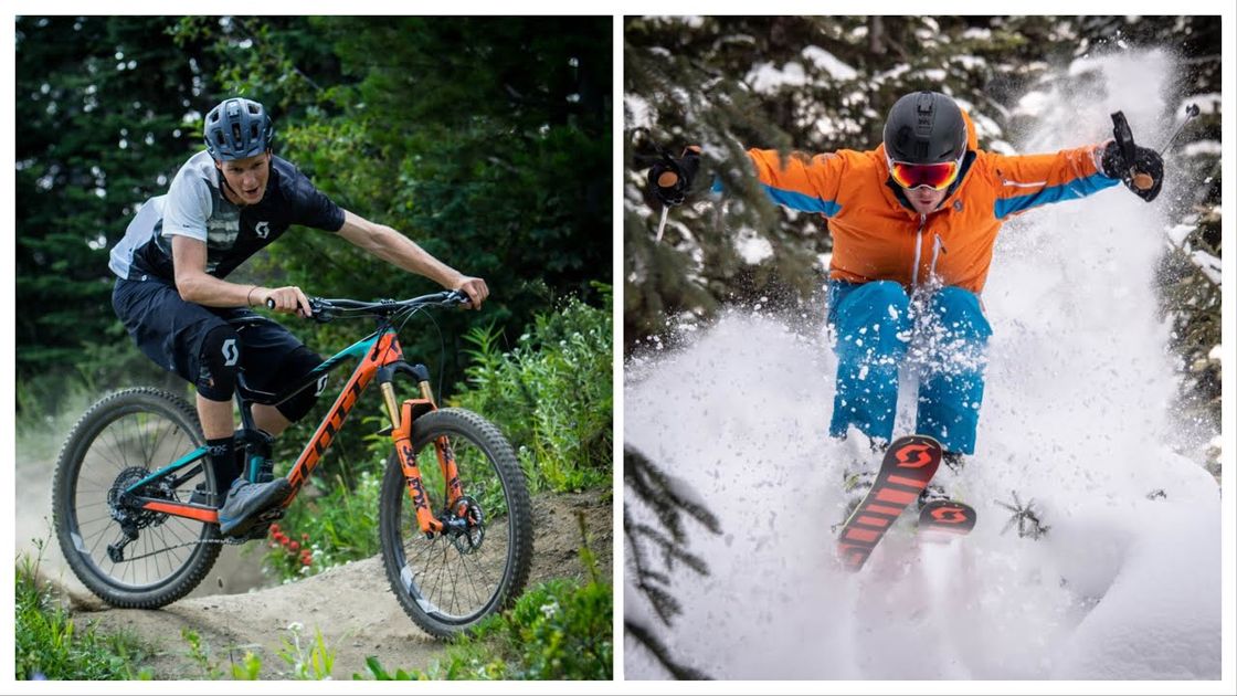 MTB vs. Skiing w/ Scotty Laughland Scott