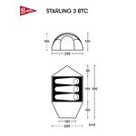 SPATZ Starling 3 BTC Tent