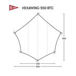 SPATZ Hexawing 550 BTC Tarp