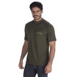 T-shirt zippé à manches courtes pour homme DOLOMITE Cristallo Merino