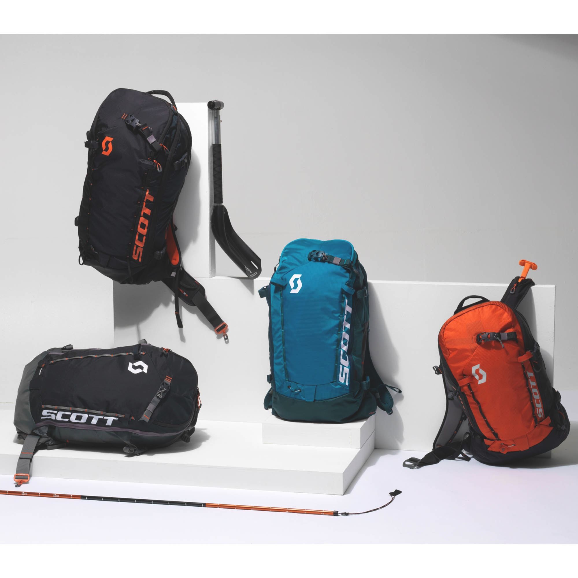 Scott Pack Patrol E2 30 Kit Black Mochilas airbag completas : Snowleader