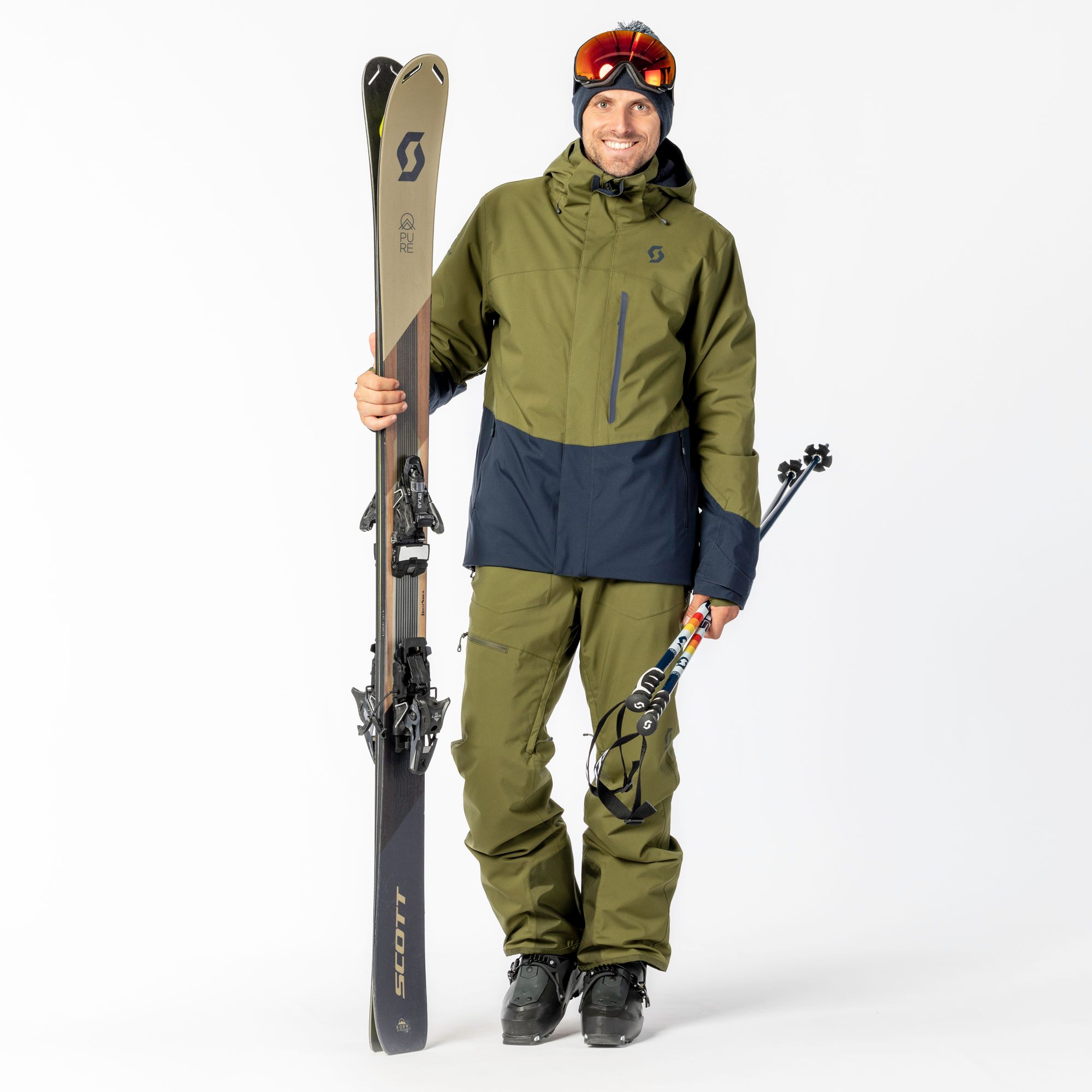 Scott Jacket M'S Ultimate Dryo Plus Fir Green/Winter Green Ski
