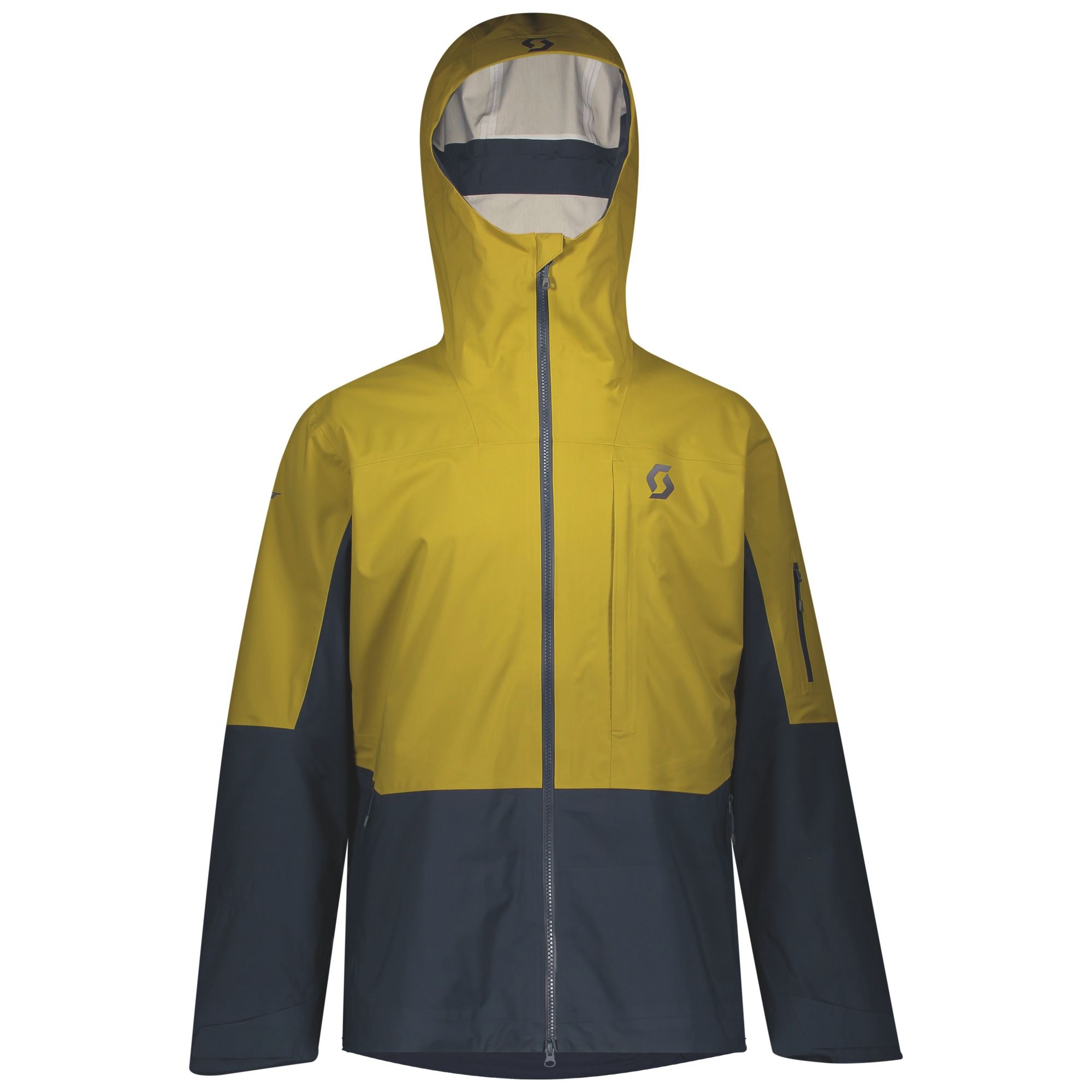 Mens Windbreaker XL Blue Yellow Windbreaker Mens Sports Jacket 