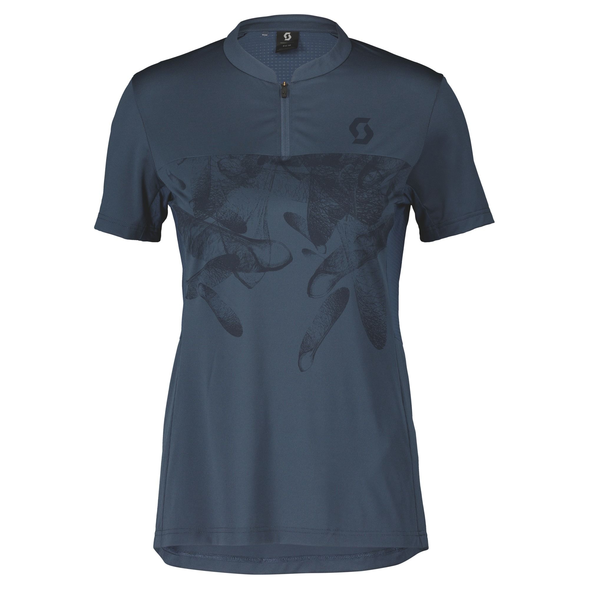 【PERSTEP】★男女兼用★25SS TRAIL WORK SHIRT SCOTT Trail Flow Zip Short-sleeve Women's Shirt