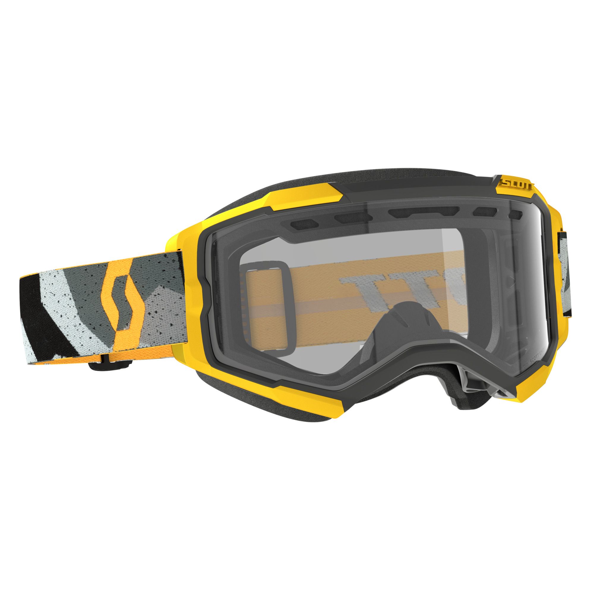 Motocross and enduro goggles for eyeglass wearers