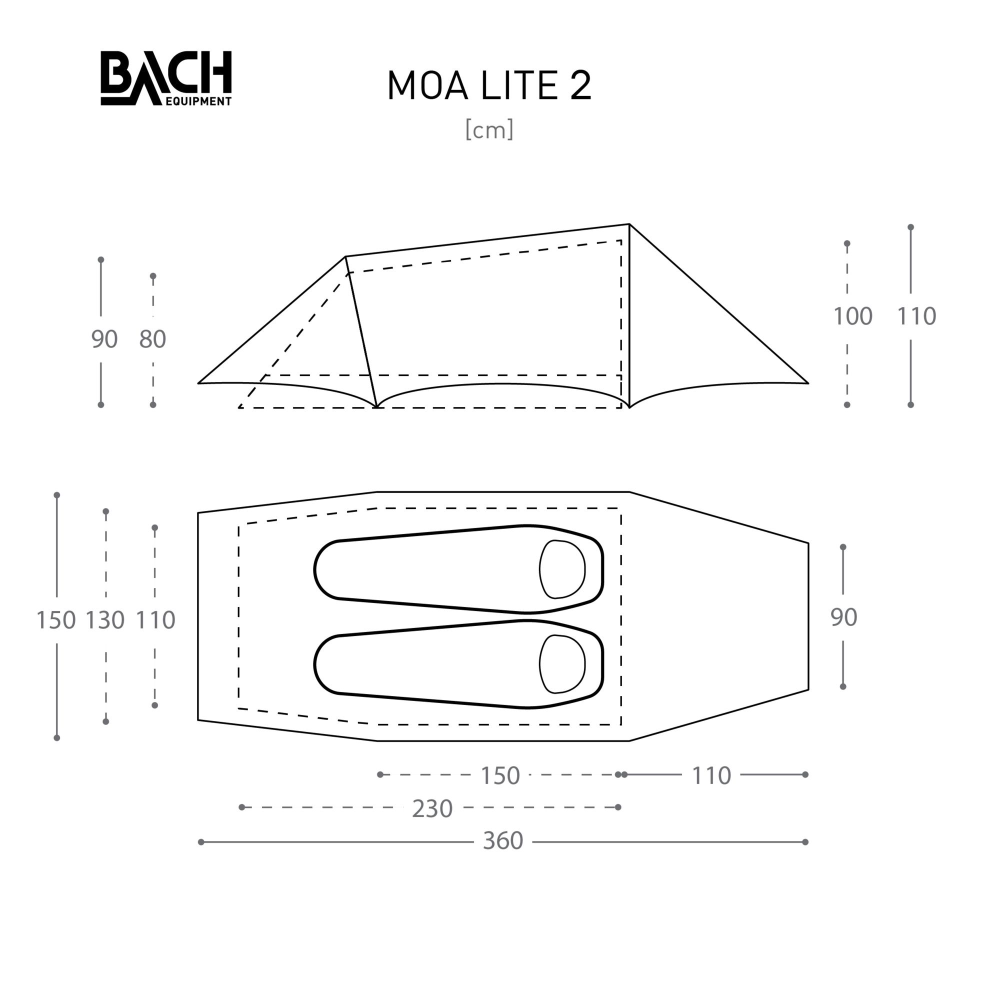 BACH Moa 2 Lite Tent great-walk-packing-list-suggested-gear-for-nz-great-walks