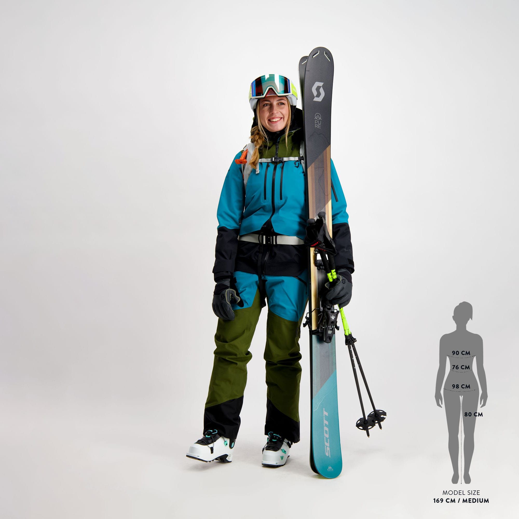 manteau ski scott femme