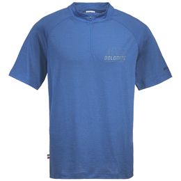 DOLOMITE Cristallo Merino Zip T-Shirt mit kurzen Ärmeln für Herren