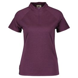 T-shirt à manches courtes pour femme DOLOMITE Cristallo Zip Merino