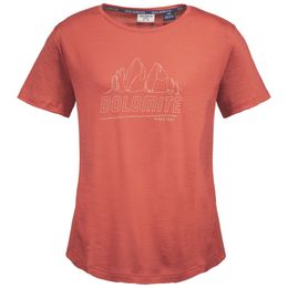 DOLOMITE Cristallo Merino T-Shirt mit kurzen Ärmeln für Damen