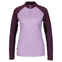 DOL Tee W's Cristallo Zip Merino LS