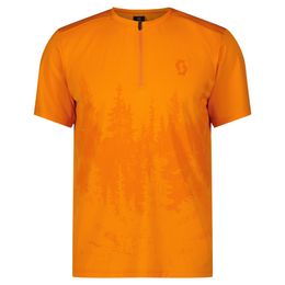 SCOTT  Trail Flow Zip Short-sleeve Men's Shirt