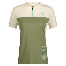 Maillot de manga corta con cremallera para mujer SCOTT Trail Vertic Zip