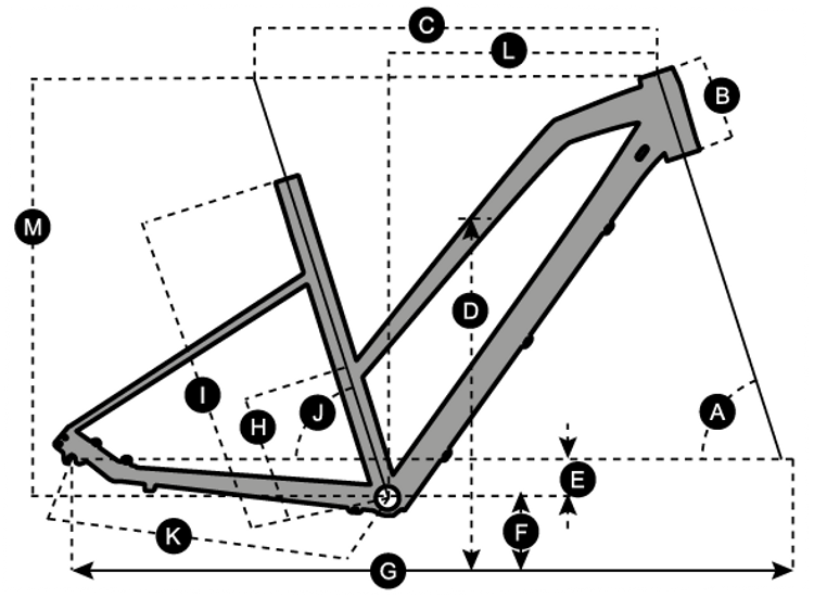 Click to zoom in Geometry of SCOTT Sub Sport 10 Lady Bike