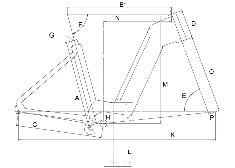 Geometry of Bergamont E-Horizon Tour 40 Wave