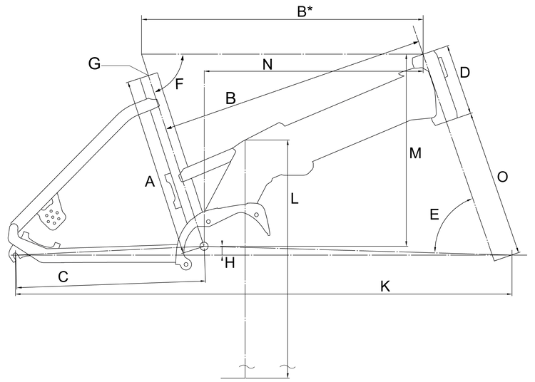 Geometry of Bergamont Paul-E EQ Edition