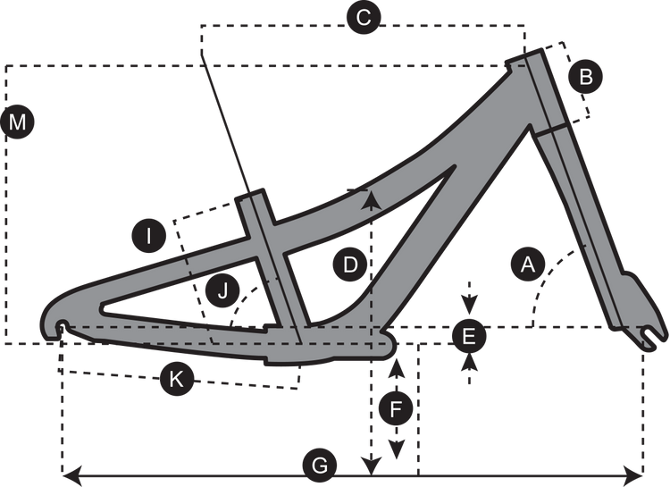 Geometry of Bicicletta SCOTT Contessa Walker