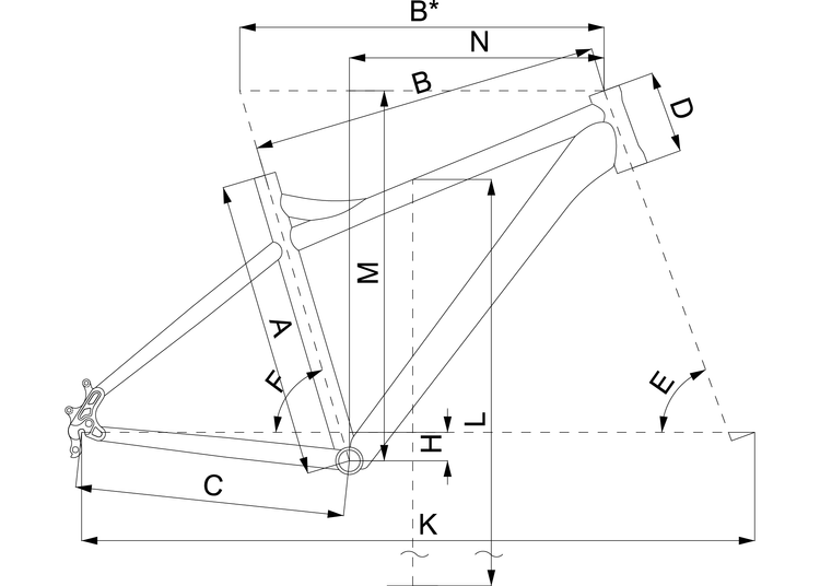 Geometry of Bergamont Revox 24 black