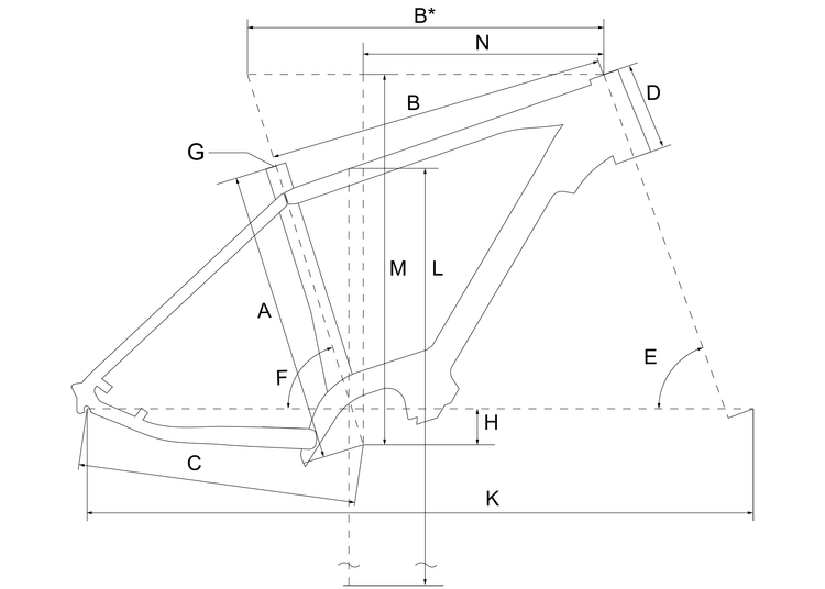 Geometry of Bergamont E-Horizon Tour 5 Gent