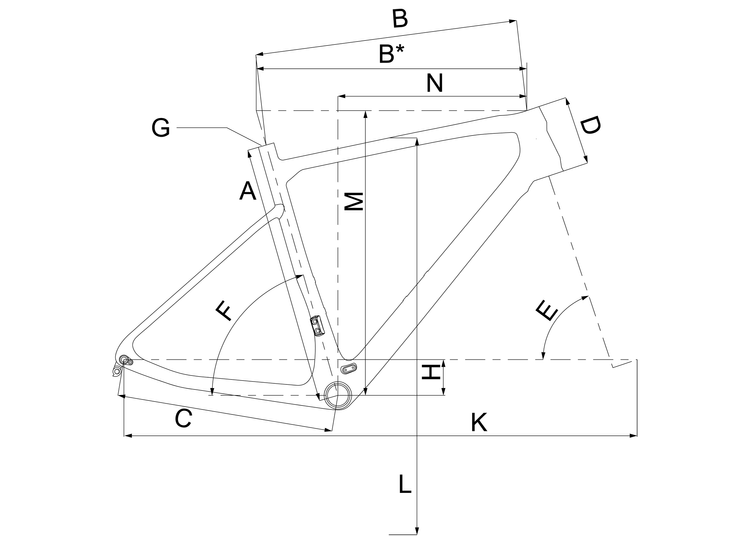 Geometry of Bergamont Grandurance RD Elite