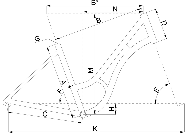 Geometry of Bergamont Summerville N7 CB ice blue