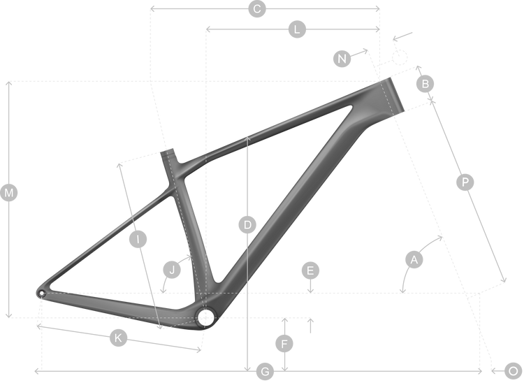 Geometry of Horské kolo SCOTT Scale 960