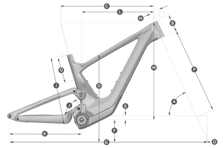 Cliquez pour faire un zoom avant Geometry of Vélo SCOTT Contessa Voltage eRIDE 910