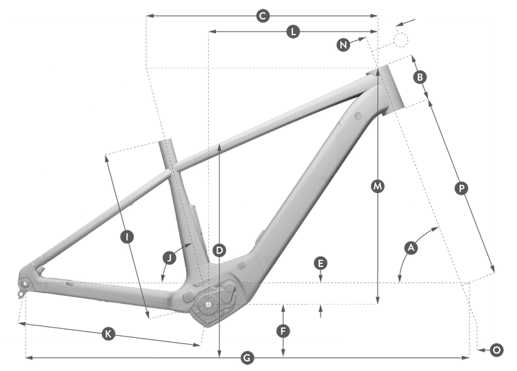 Zum Zoomen klicken Geometry of Bicicletta SCOTT Passage 30