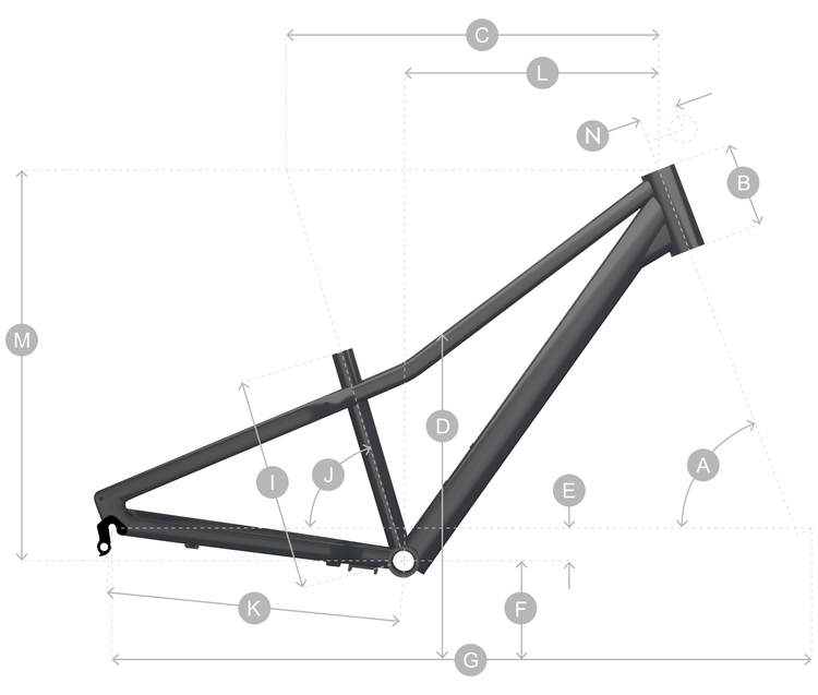 Fai clic per ingrandire Geometry of Bicicletta SCOTT Roxter 400